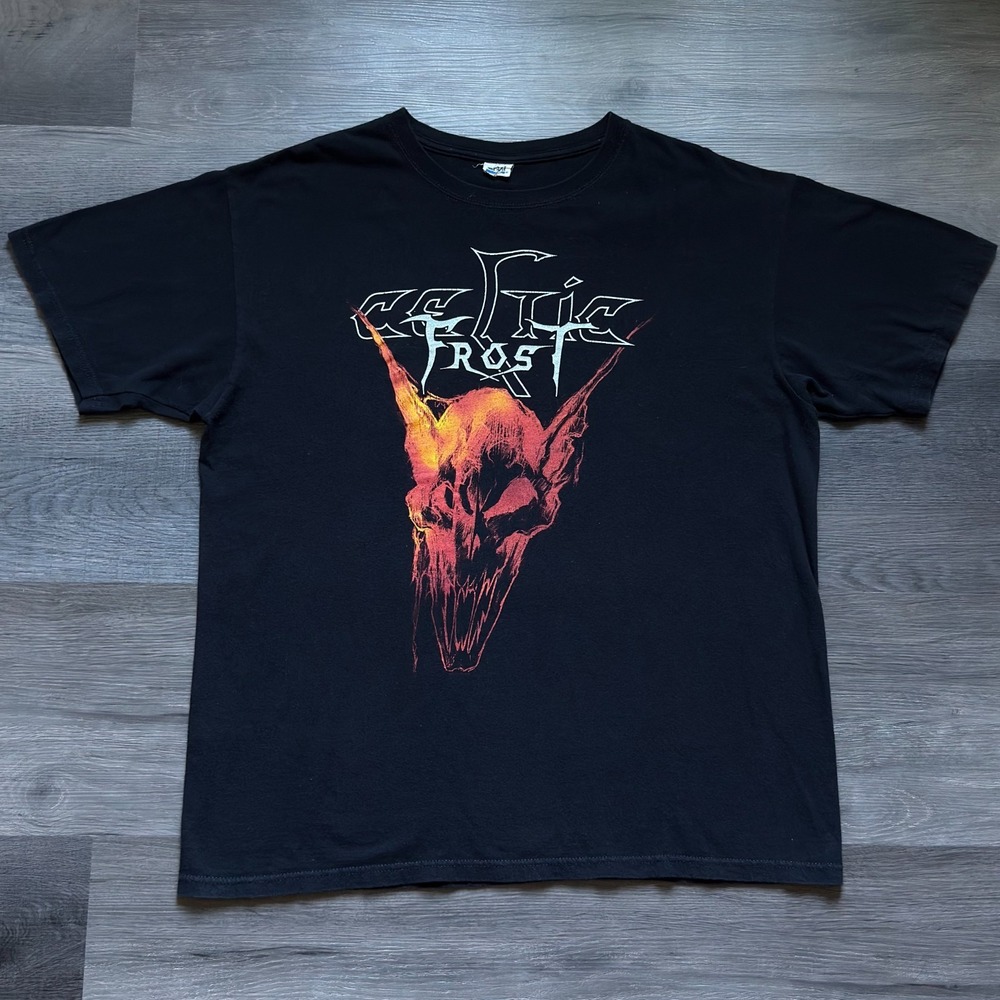 Vintage Y2K Celtic Frost Into The Pandemonium T-shirt Mens XL Metal Band Tour